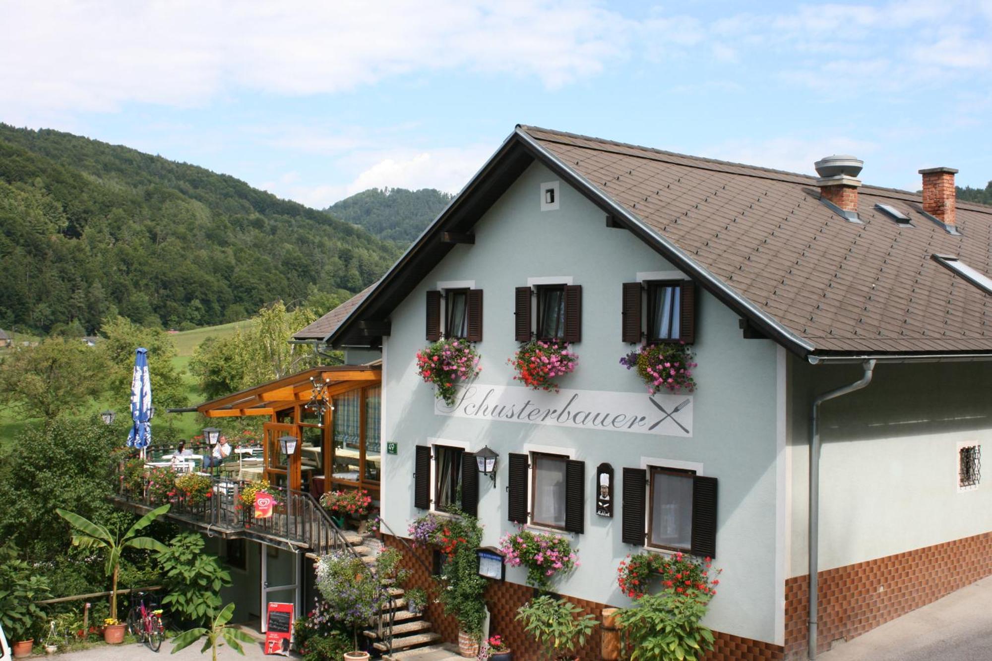 Gasthaus - Gaestehaus Schusterbauer Rein Exterior foto